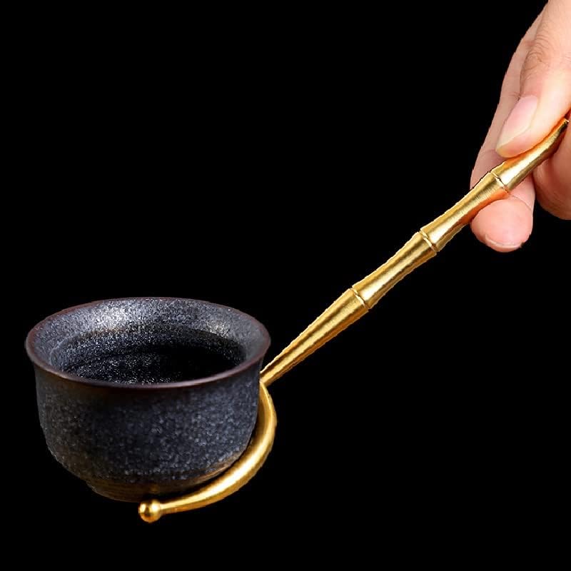 GRETD Месинг Чай Набор от Six Gentleman Кунг-фу, Аксесоари за Японската Чаена Церемония, Инструменти за приготвяне на чай,