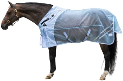 Чаршаф от защитна мрежа Schneiders за коне - Покривалото е с отворена предна повърхност - 60% защита от uv - Издръжлив и удобен