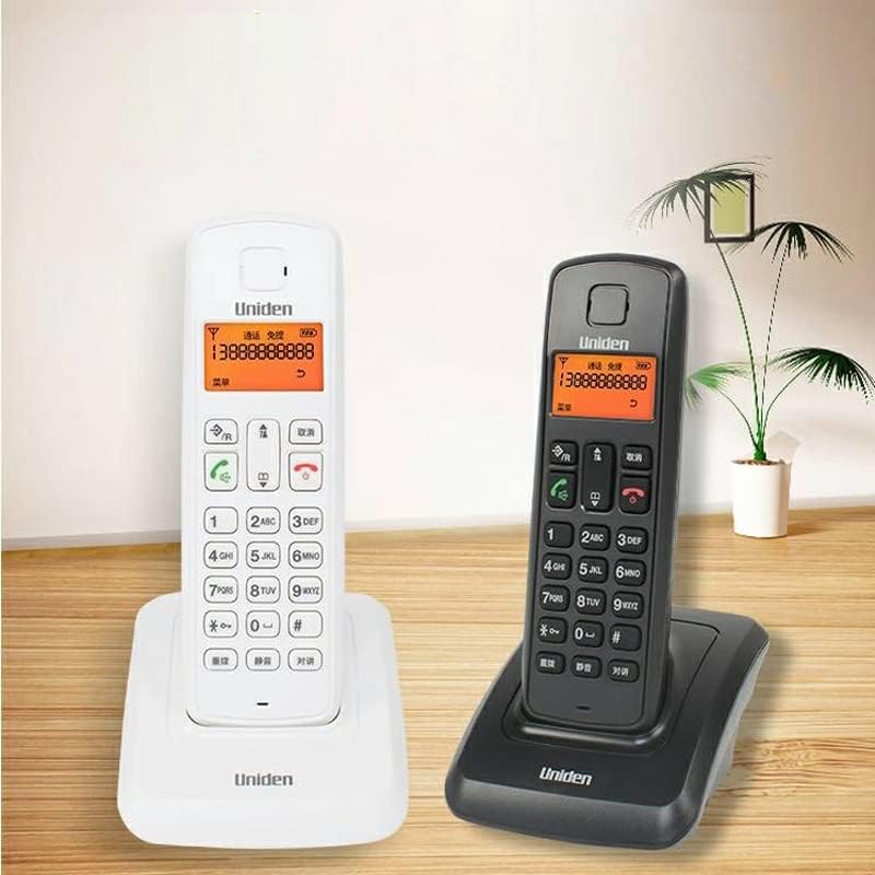 SDFGH Безжична Телефонна Слушалка е Безжичен телефон с номер на обаждащия се Handfree Вътрешен Домофонна система за Дома (Цвят: B)