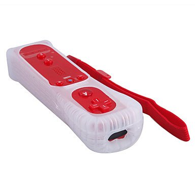 Дистанционно управление YT MotionPlus и Nunchuk с калъф за Wii /Wii U (червен)