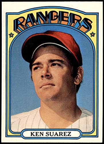1972 Топпс # 483 Кен Суарес Тексас Рейнджърс (бейзболна картичка) Ню Йорк/ Mount Рейнджърс