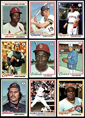1978 Бейзболен комплект Topps (Бейзболен набиране) NM/MT
