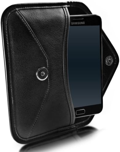 Калъф BoxWave за Huawei P30 (Case by BoxWave) - Луксозни Кожена чанта-месинджър, Дизайн своята практика-плик от изкуствена кожа