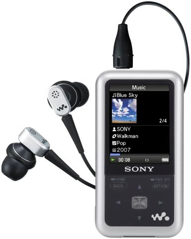 MP3 плеър Sony Walkman Video обем 4 GB с FM тунер (сребрист)