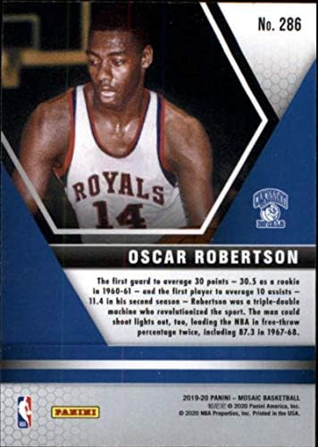 2019-20 Мозайка Панини #286 Търговска картичка баскетболист в НБА Оскар Робертсън Синсинати Роялз