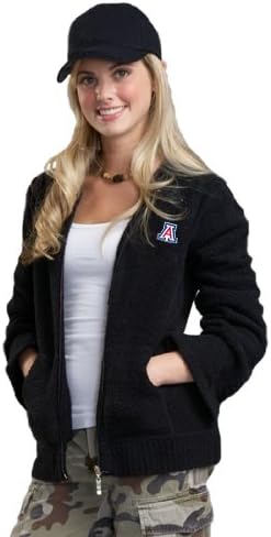Hoody с качулка на цип на NCAA University of Arizona Kashwere U (розово-бяла, X-Large / 12-14)