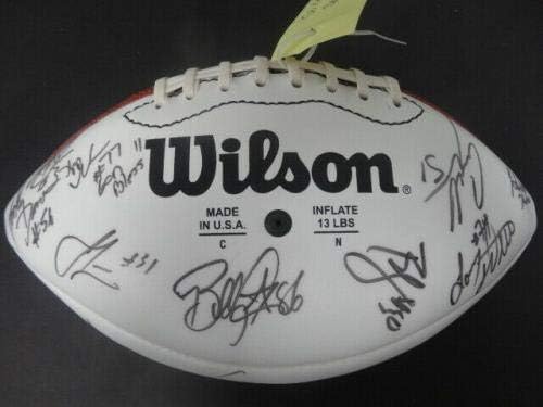 2000 Отбор в шампионската Суперкупата на Балтимор Рейвънс Подписа Wilson NFL Football PSA DNA - Футболни топки С автографи