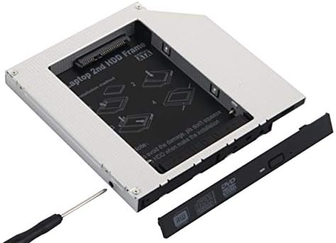 2-ри твърд диск IDE to SATA HDD, SSD, подвижна рамка за универсален оптичен отделение CD/DVD-ROM диаметър 12,7 мм