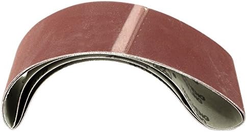 Aexit 3-Инчов Абразивни материали, 21-Инчов лента с шкурка 400 мм За свързване на тръби с Алуминиев оксид за Опесъчаване лента