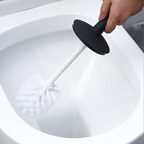 Четка за тоалетна и Европейски Набор от Тоалетни Четки За почистване на Тоалетната чиния В Банята Мека четка - Черна Дълбоко Почистване