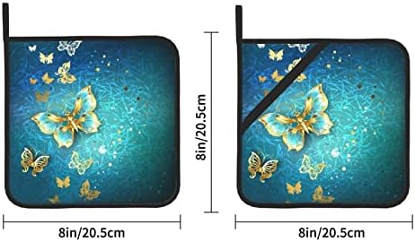 Комплект от 2 части с Квадратна Държач за Саксията-пеперуди, Самозалепваща Уплътнение