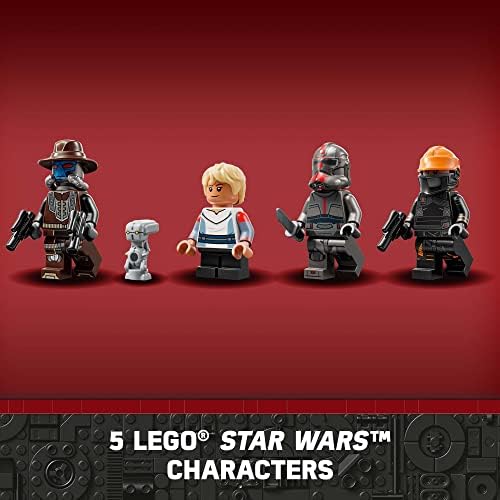 LEGO Star Wars The Justifier 75323, Събиране на Плюшени Звездните с минифигуркой Кэда Бэйна и дроидом Todo 360, набор от Лошата страна, Подаръци за деца, момчета и Момичета
