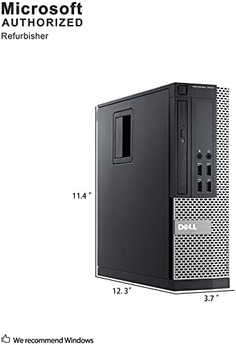 Комплект на доставката на настолен компютър Dell, съвместима с Dell Optiplex 7010 Intel Quad Core i5 3,2 Ghz, 8 GB памет, 500 GB твърд диск, 19-инчов LCD дисплей, DVD, WiFi, клавиатура, мишка, Windows 10 Pro (?