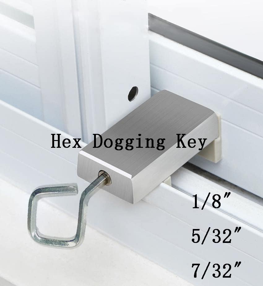 WOODGUILIN 1/8 Стандарт Шестостенния свързване на ключ с диамант пълна линия, набор от свързващи ключове под формата на пръстени за ключове, 1/8 Шестостенния ключ за врата