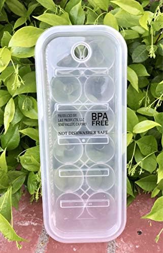 Пластмасови контейнери за съхранение на яйца с капаци и потребителски надписи, предназначени да предизвикат усмивка! Чудесен подарък! (Ферма пресни хапки)