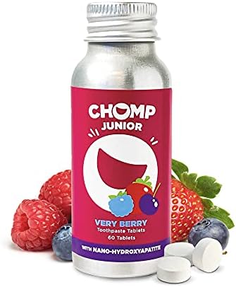 Хапчета паста за зъби Chomp Junior Very Berry с наногидроксиапатитом