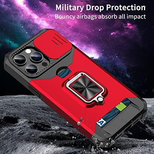 Защитен калъф за вашия телефон EZSKY Защитен калъф, съвместим с iPhone X / XS, с магнитен държач и отделение за карти памет, Военен Сверхпрочный устойчив на удари калъф за м?