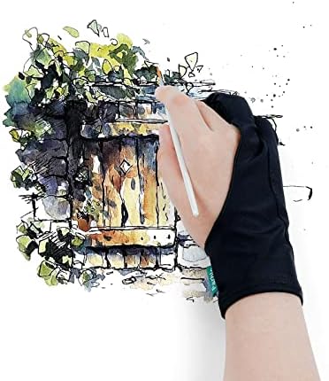 Ръкавица за рисуване Parblo PR-05, устойчива на плъзгане Ръкавица художник, за да Лайтбоксов, Таблети за рисуване, Графичен монитор, iPad, за изготвяне на Скици, Подходящ за