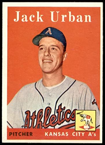 1958 Topps # 367 Джак градската среда от Канзас Сити Атлетикс (Бейзболна картичка) EX/MT Athletics