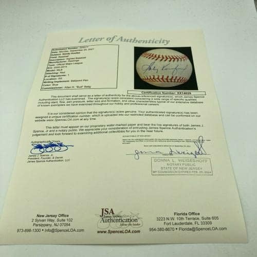 Мента Санди Куфакс С Автограф от Официалния Представител на Мейджър лийг бейзбол с JSA COA - Бейзболни топки с автографи