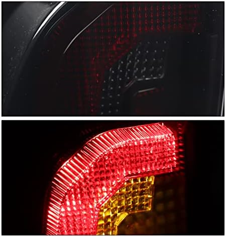 ZMAUTOPARTS Led Ленти / типът на Задните Стоп светлини Задните Светлини Черно/Опушен е Съвместим с пикапом Toyota Tacoma 2005-2015
