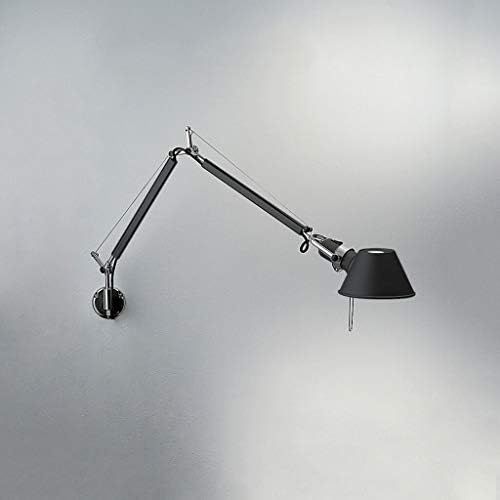 Стенен лампа Artemide Tolomeo Mini 100W E26 Черен цвят с J-Образно за монтиране на стена