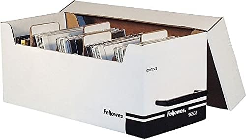 Файл на дискета Fellowes 96503, С разделители, капачка за 35 cd-та, 6-3/4 инча X15 инча X6-1/4 инча, Bk/We