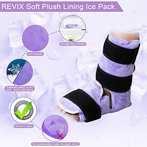 REVIX Приключи с лед на коляното при травми многократна употреба Гел и Гелевый студен компрес за краката при Ахилловом тендините