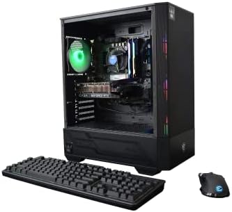 PC игри NSX Игрови настолни компютри на Intel Core I5 11400F 8 GB, SSD480, GeForce GTX 1650, USB-C WiFi, Hdmi, мишка и клавиатура