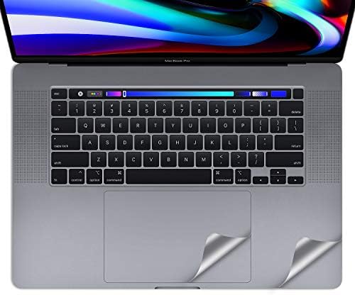 Калъф за поставка за дланите, съвместими с кожата MacBook Pro (16 инча, 2019, модел A2141), Защитно Vinyl Стикер със защита тракпад (сив космически)