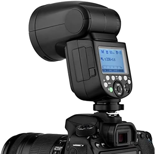 Светкавица за фотоапарат с кръгла глава Godox V1-S TTL Speedlight с комплект аксесоари Godox AK-R1 за фотоапарати Sony, 2,4 G HSS Speedlite, литиево-йонна батерия с капацитет 2600 mah 1,5 сек. Време