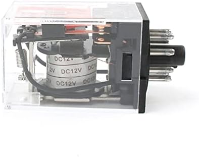 Междинно реле NYCR MK2P-I MK2P Малко електромагнитно реле с клъстер основание 8PIN PF083A DC12V DC24V AC110V AC220V (Размер: AC220V)