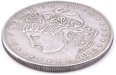 Доларът СУМАГ Морган (диаметър 3,8 cm) Монета за Фокуси, Аксесоари за Магия, Подпори Професионален Магьосник (Меден долар Морган)
