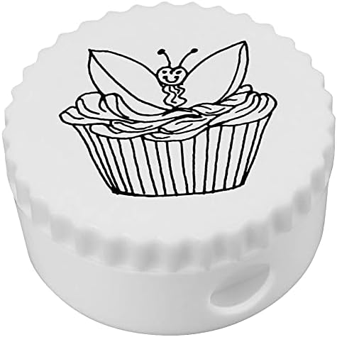 Компактен острилка за моливи Azeeda Butterfly Cupcake (PS00033577)