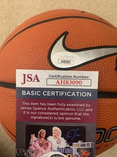 Баскетбол в Сиракуза, Подписана на 8 Легенди Pearl + boeheim + dc + gmac + хаким Джса - Баскетболни топки колеж с автограф