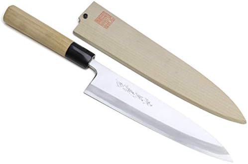 Японски поварской нож Yoshihiro Kasumi Mioroshi Filet Sushi Sashimi от бяла Стомана (8.25 (210 mm))