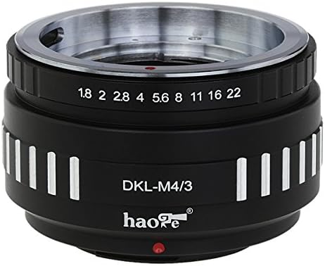 Адаптер за закрепване на обектива Haoge за обектив Voigtlander Retina DKL с прикрепен към камера Micro Four Thirds System