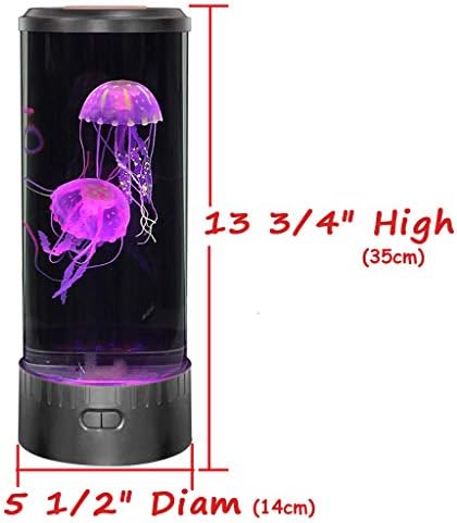 Хипнотичен аквариум с медузи♫, Лавовая лампа с медузи♫, нощна светлина за аквариум с медузи ♫