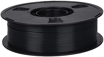 Материали за 3D печат MSEURO PLA Конец с нажежаема жичка за 3D принтер 3D Дръжки с Диаметър 1,75 мм нето Тегло 1,0 кг /2,2 кг Лъки (Цвят: черен)