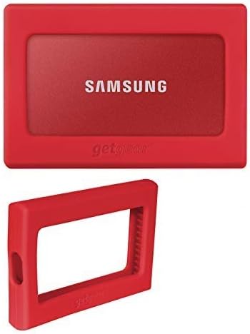 силиконов броня getgear за Samsung T7, T7 Touch Portable SSD-диск с капацитет 1 TB И 2 TB, 500 GB, USB, 3.2, С висока амортизация, устойчиви