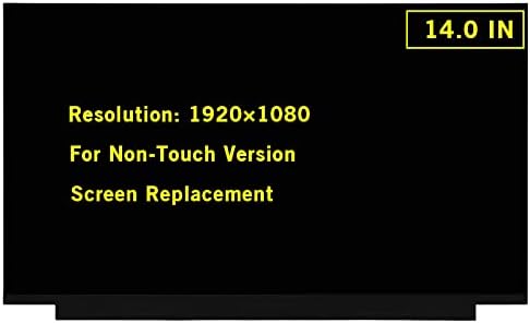 GBOLE 14,0Подмяна на екрана за Lenovo ThinkPad T14 P14s Gen 1 2 FHD 1920x1080 LCD led дисплей 400ниц, Не е Сензорен 01YN154 01YN155