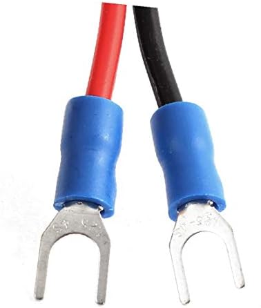 X-DREE Изолирани Двухконцовые Мотокар клеми за Свързване Cable конектори 5 бр. (Terminales de dos extremos aislados Horquilla Conectores