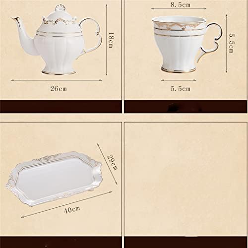 HDRZR Скандинавски златни с тавата на Английски, определени за вода, чай чаша за вода, кафе машина кана домакинство кухненски принадлежности