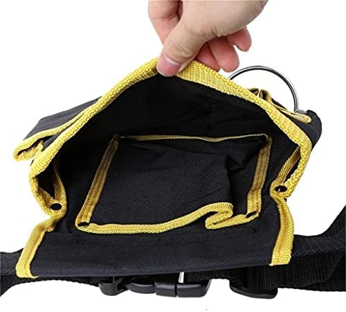 MHYFC богат на функции износостойкая чанта за инструменти от плат Оксфорд, Поясная чанта, стойка за съхранение на колана си, Органайзер (Цвят: