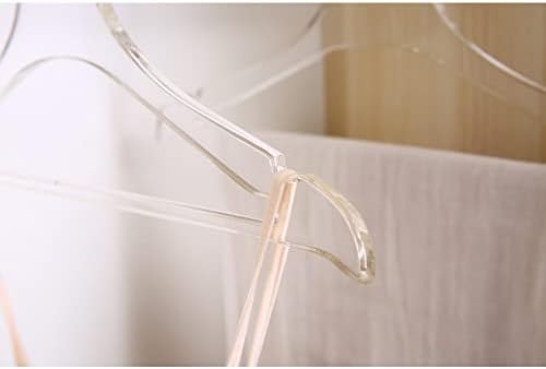 Висококачествени Акрилни Прозрачни закачалки за дрехи YBM Home, изработени от прозрачен акрил за даване на луксозен външен