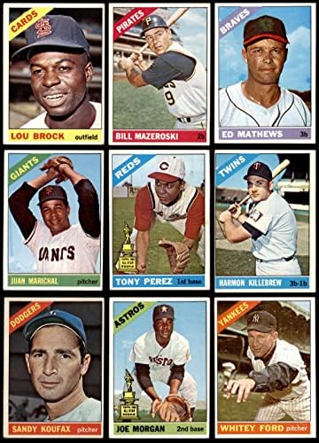 1966 Бейзболен Топпс Почти в пълен комплект (Baseball Set) VG+