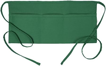 Оригинален колан престилка Fame с 3 джобове за възрастни, светло зелен - Един размер подходящ за най - Унисекс (F9-18127)
