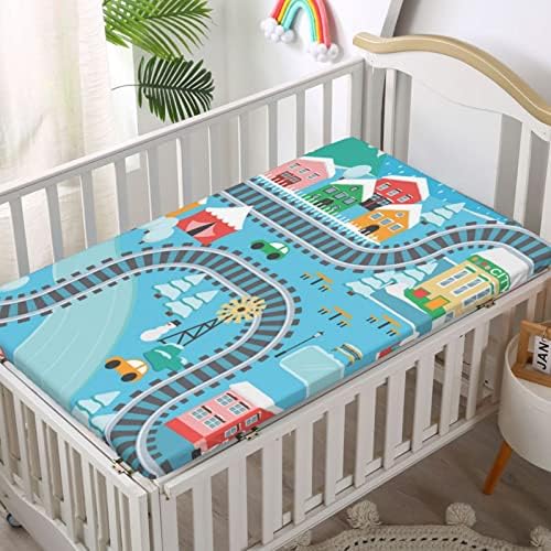 Кухненски Кърпи за бебешко креватче, Портативни мини-Чаршафи за легла с Меки и Дишащи Кърпи - Бебешки Кърпи за момичета или
