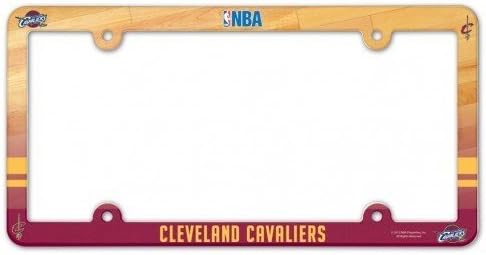 Регистрационен номер WinCraft NBA Cleveland Cavaliers с Пълноцветен Рамка
