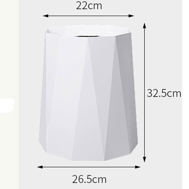 LYSLDH Вграден Просто кофа за Боклук, За да Спални, Хол, Творческа Многофункционално кофа за Боклук Без капачки (Цвят: D, Размер: